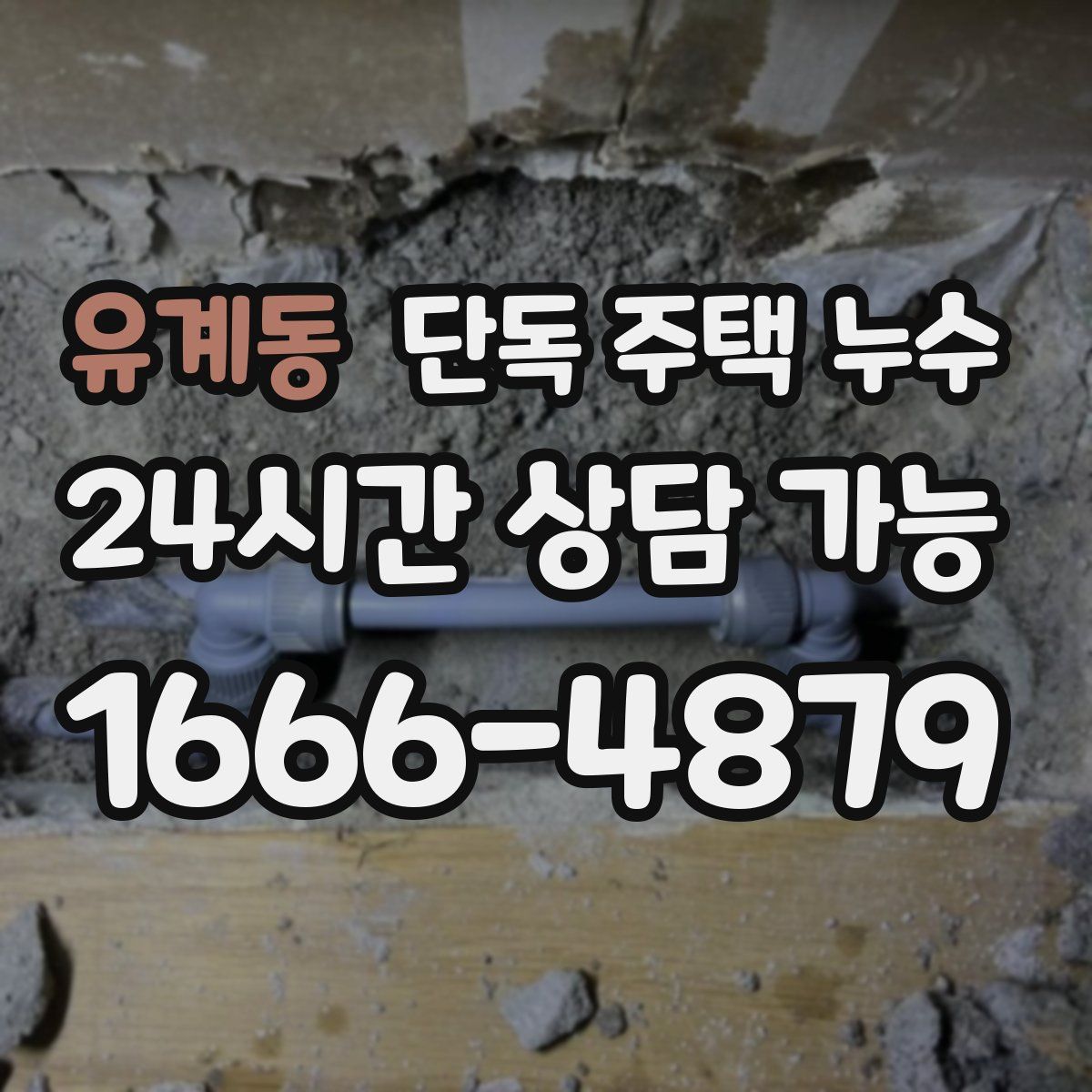 유계동 단독 주택 누수