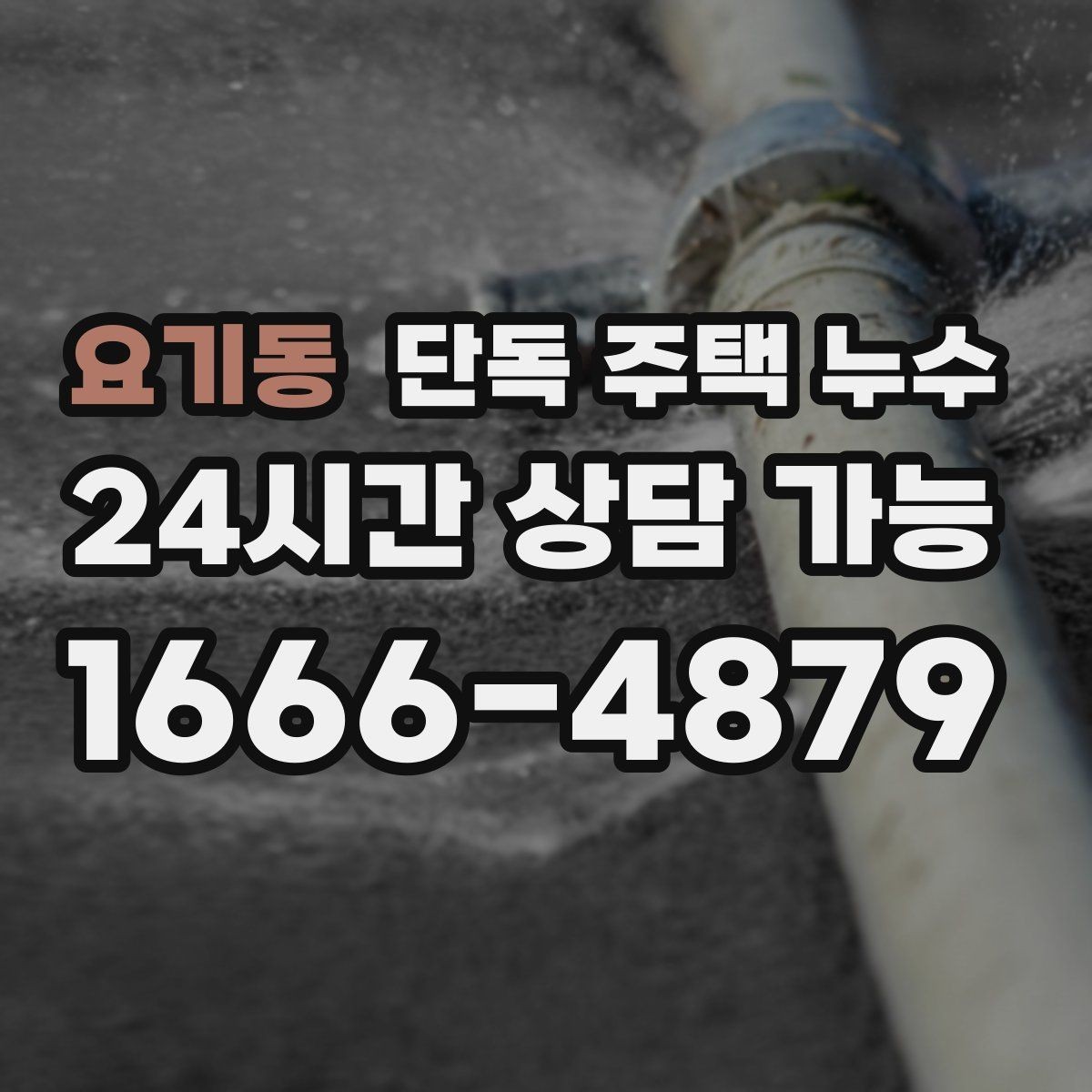 요기동 단독 주택 누수 새벽에 물방울 소리가 들릴 때 확인할 점