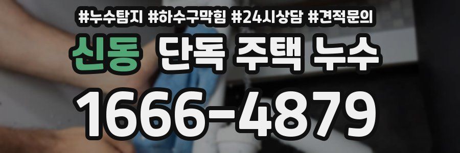 신동 단독 주택 누수