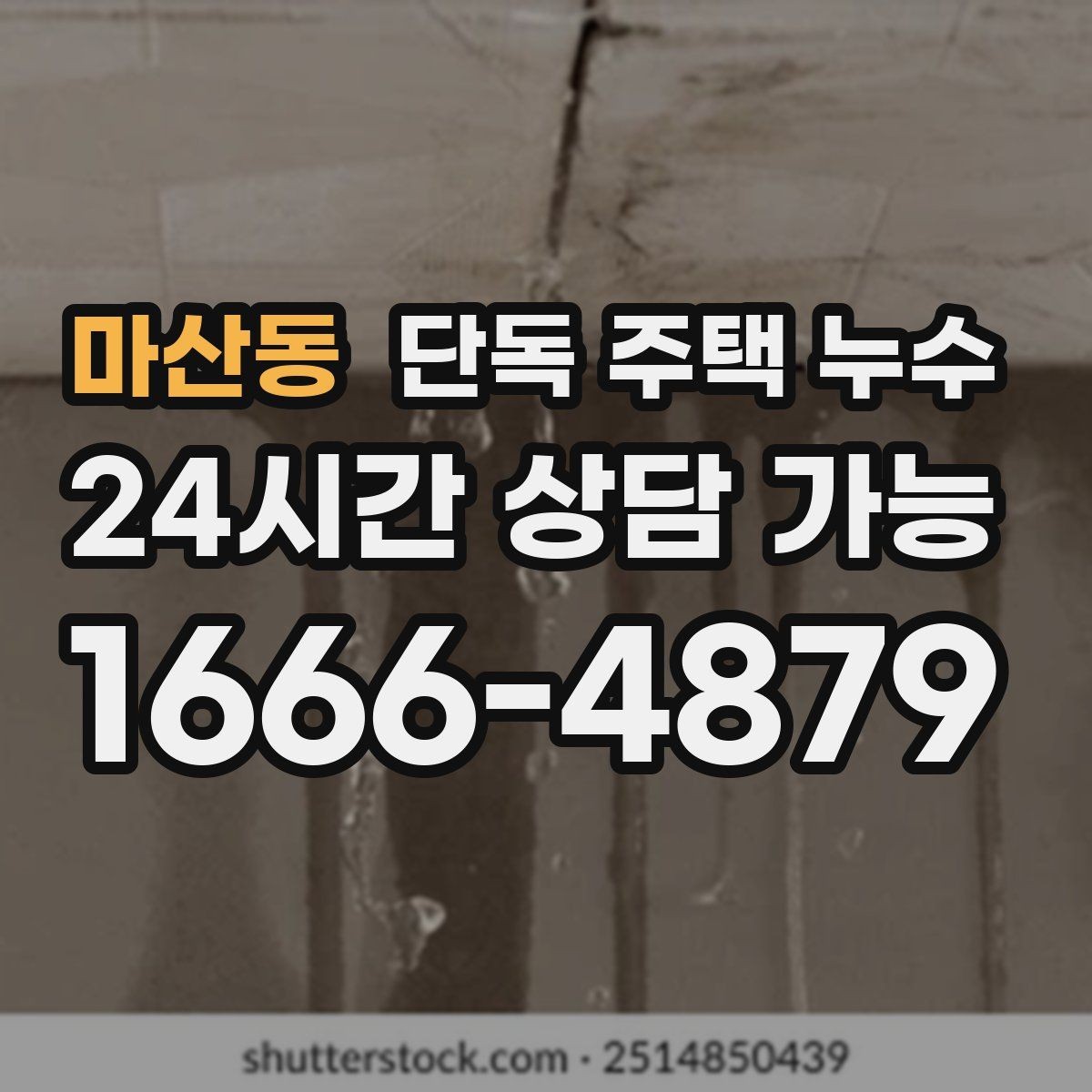 마산동 단독 주택 누수 콘센트 주변 곰팡이 생기면 의심할 것