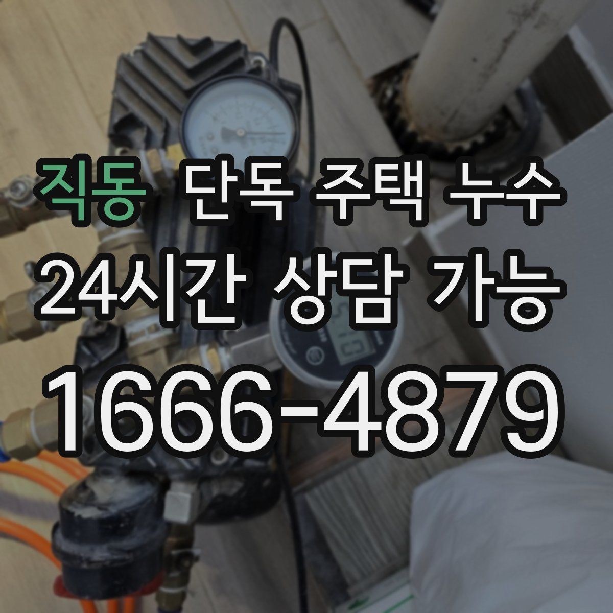 직동 단독 주택 누수 지하가 없는 집에서도 역류성 습기가 생기는 이유