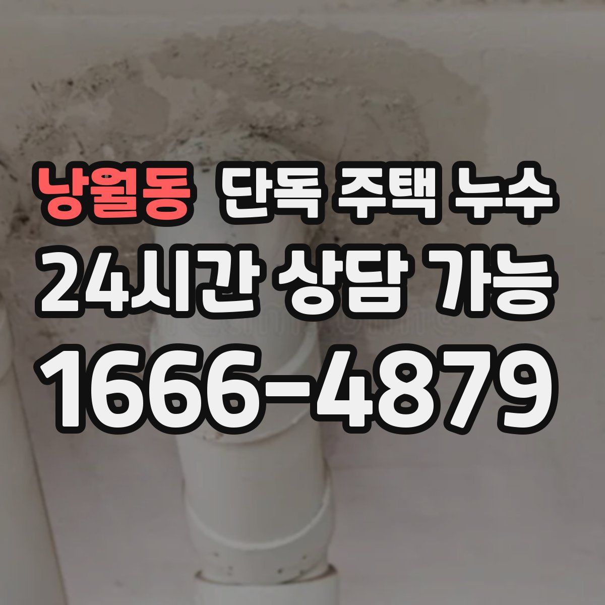 낭월동 단독 주택 누수