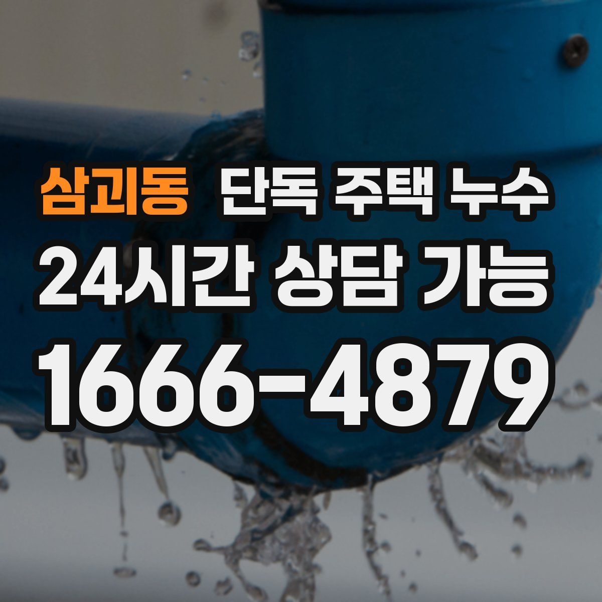 삼괴동 단독 주택 누수