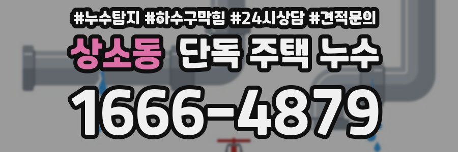 상소동 단독 주택 누수