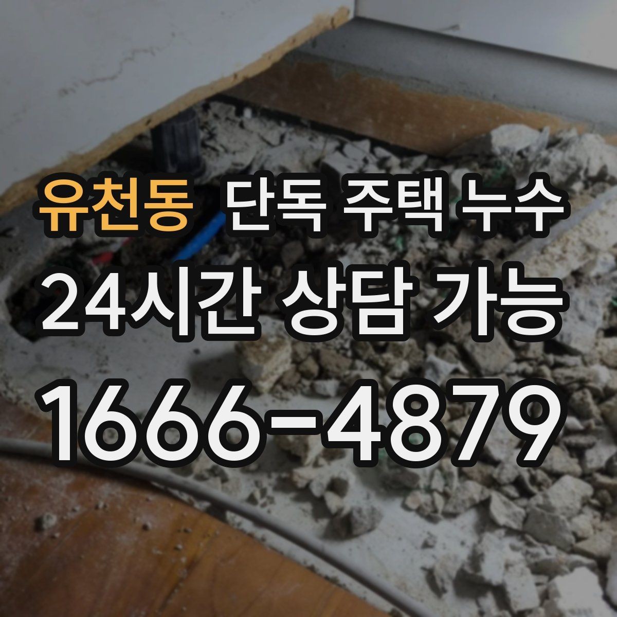 유천동 단독 주택 누수 벽 안쪽에서 물 흐르는 소리가 날 때