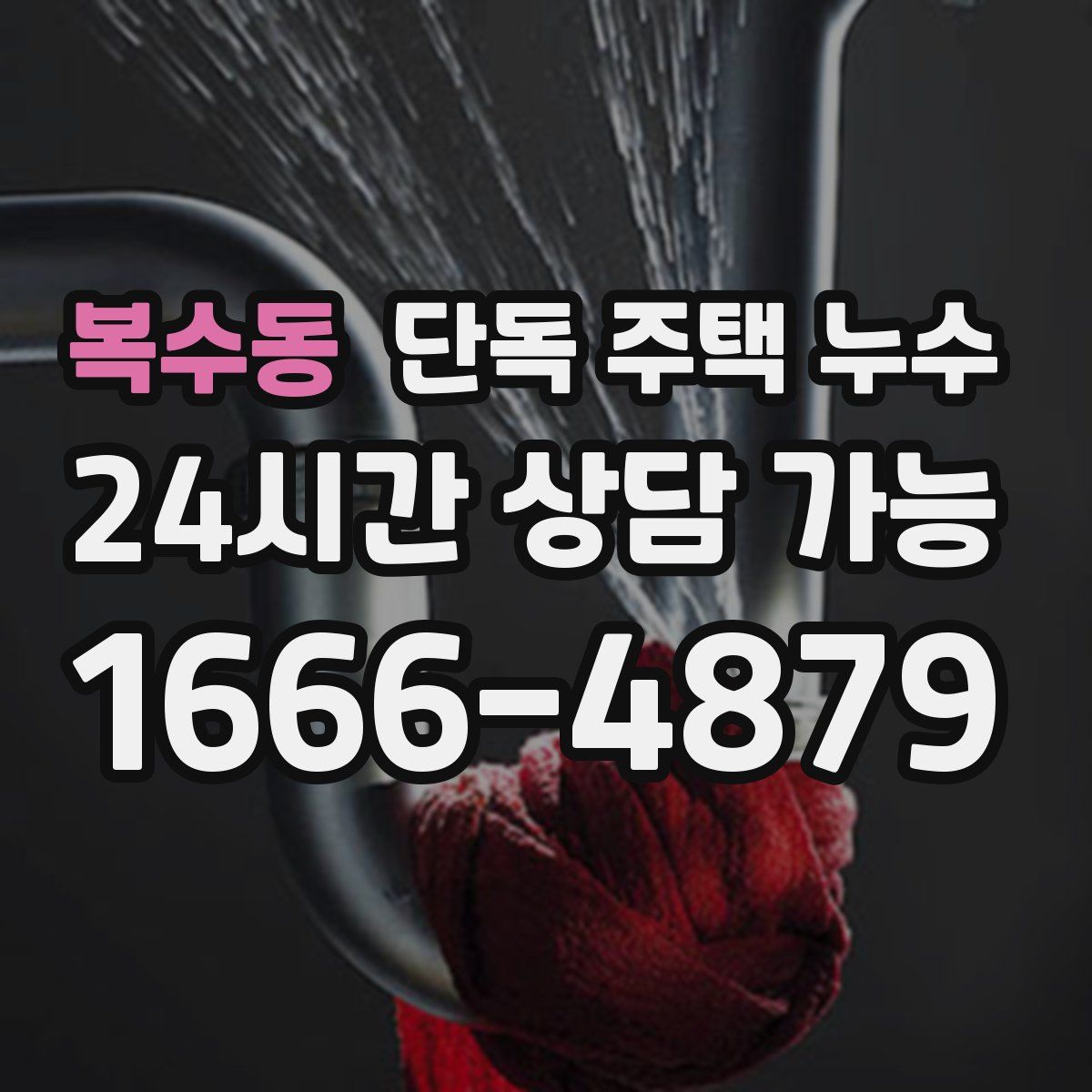 복수동 단독 주택 누수