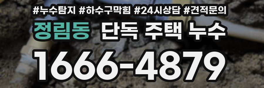 정림동 단독 주택 누수