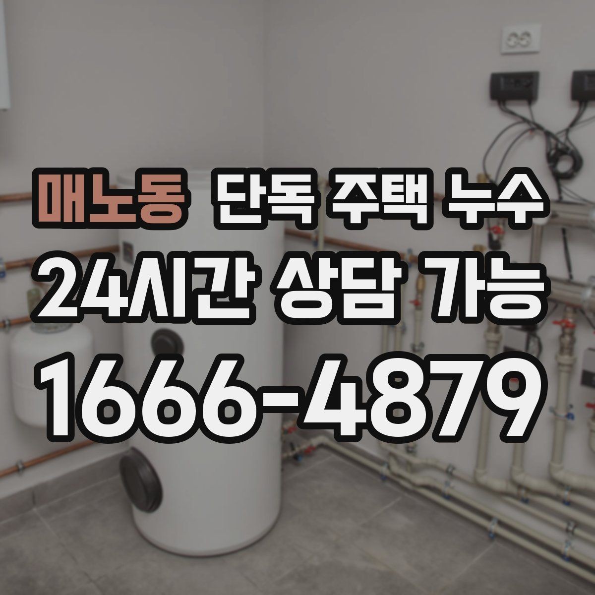 매노동 단독 주택 누수 방 한쪽만 축축할 때 의심 구간