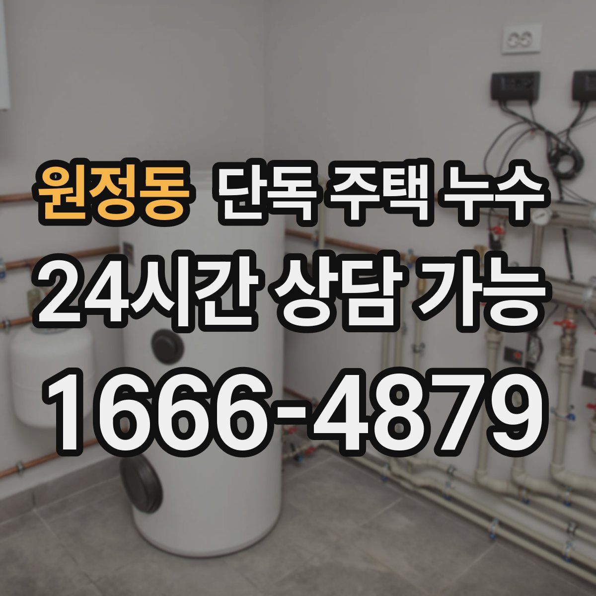 원정동 단독 주택 누수