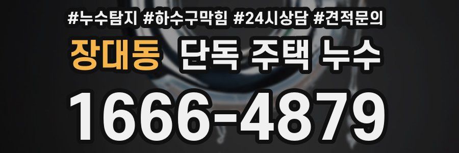 장대동 단독 주택 누수