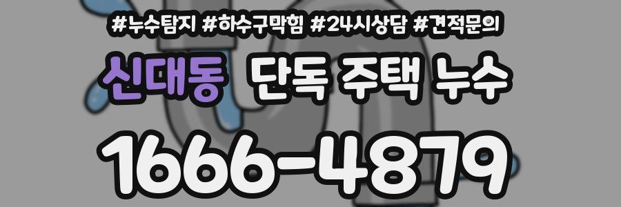 신대동 단독 주택 누수