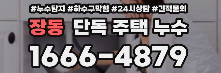 장동 단독 주택 누수