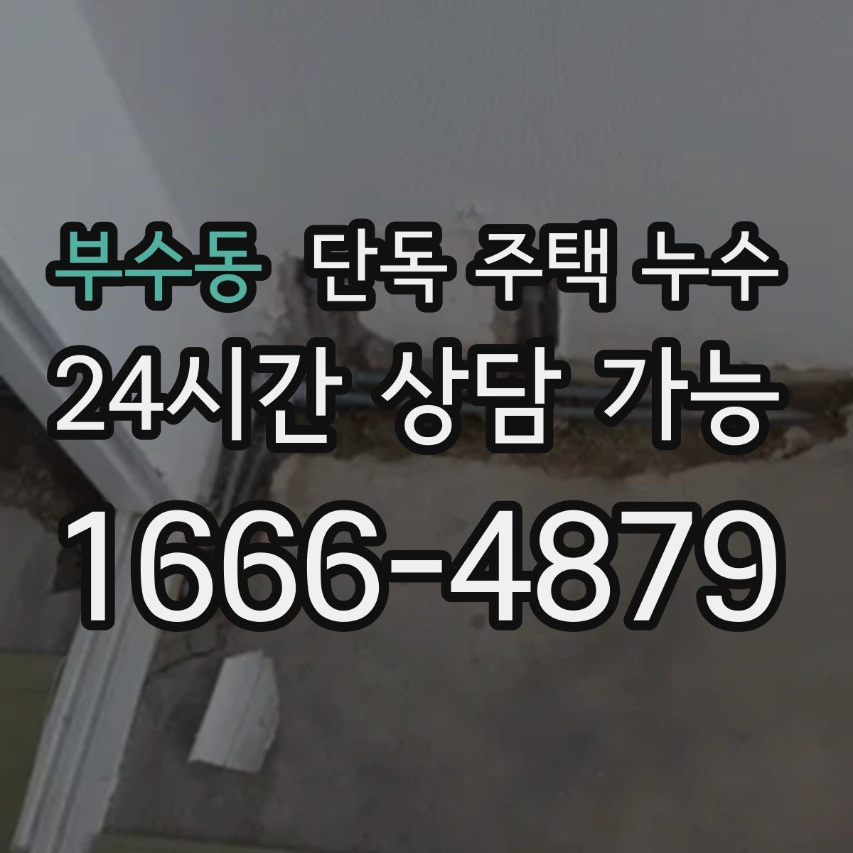 부수동 단독 주택 누수 전등 주변 물방울 떨어질 때 행동 요령