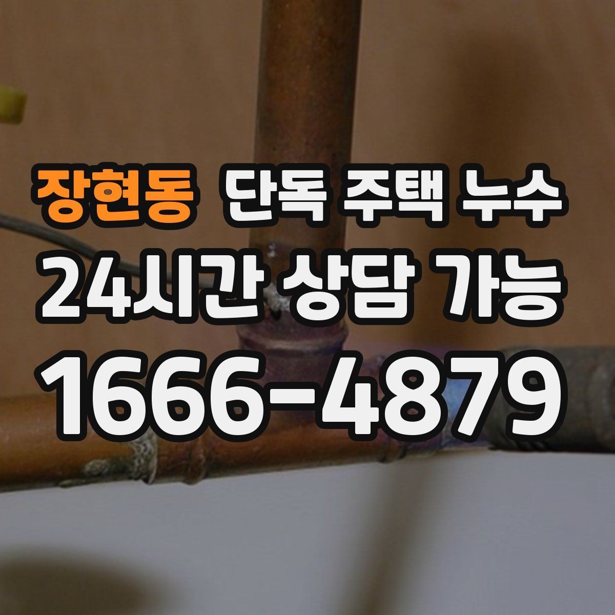 장현동 단독 주택 누수 외벽 타공 부위 실링이 떨어졌을 때