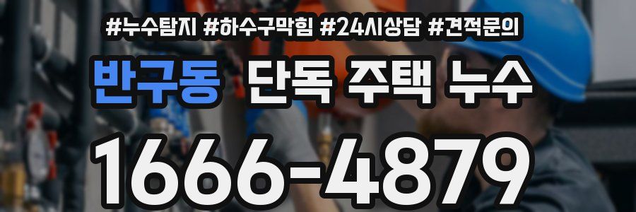 반구동 단독 주택 누수