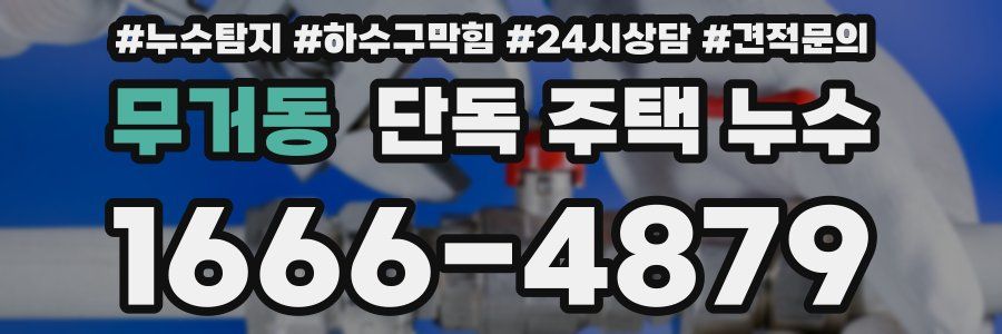무거동 단독 주택 누수