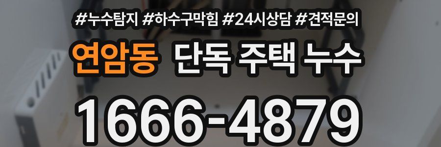 연암동 단독 주택 누수