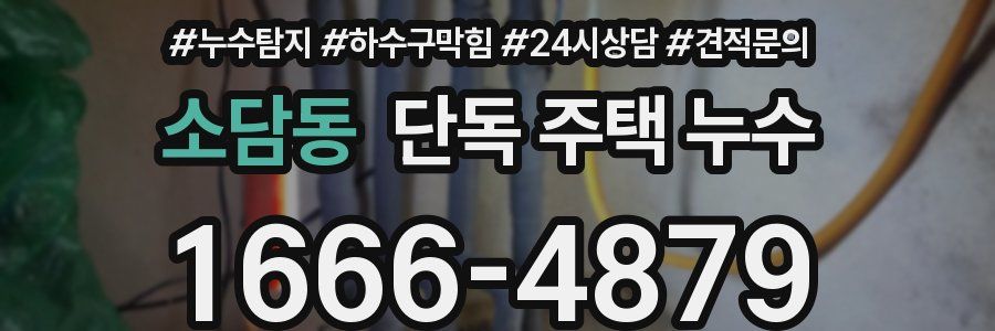 소담동 단독 주택 누수