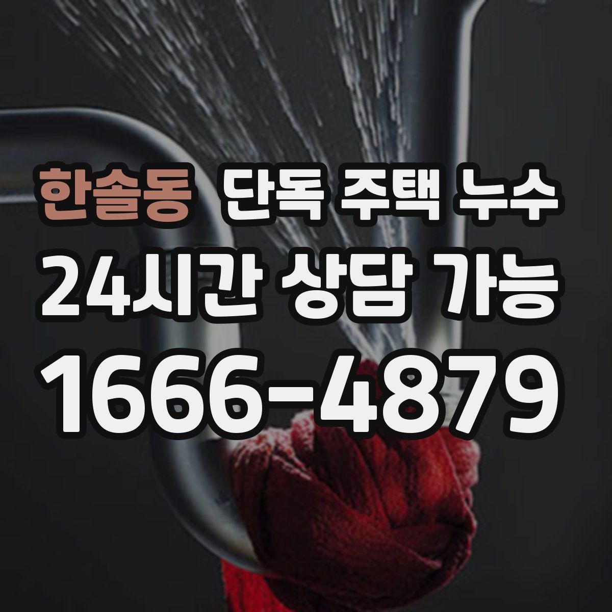 한솔동 단독 주택 누수