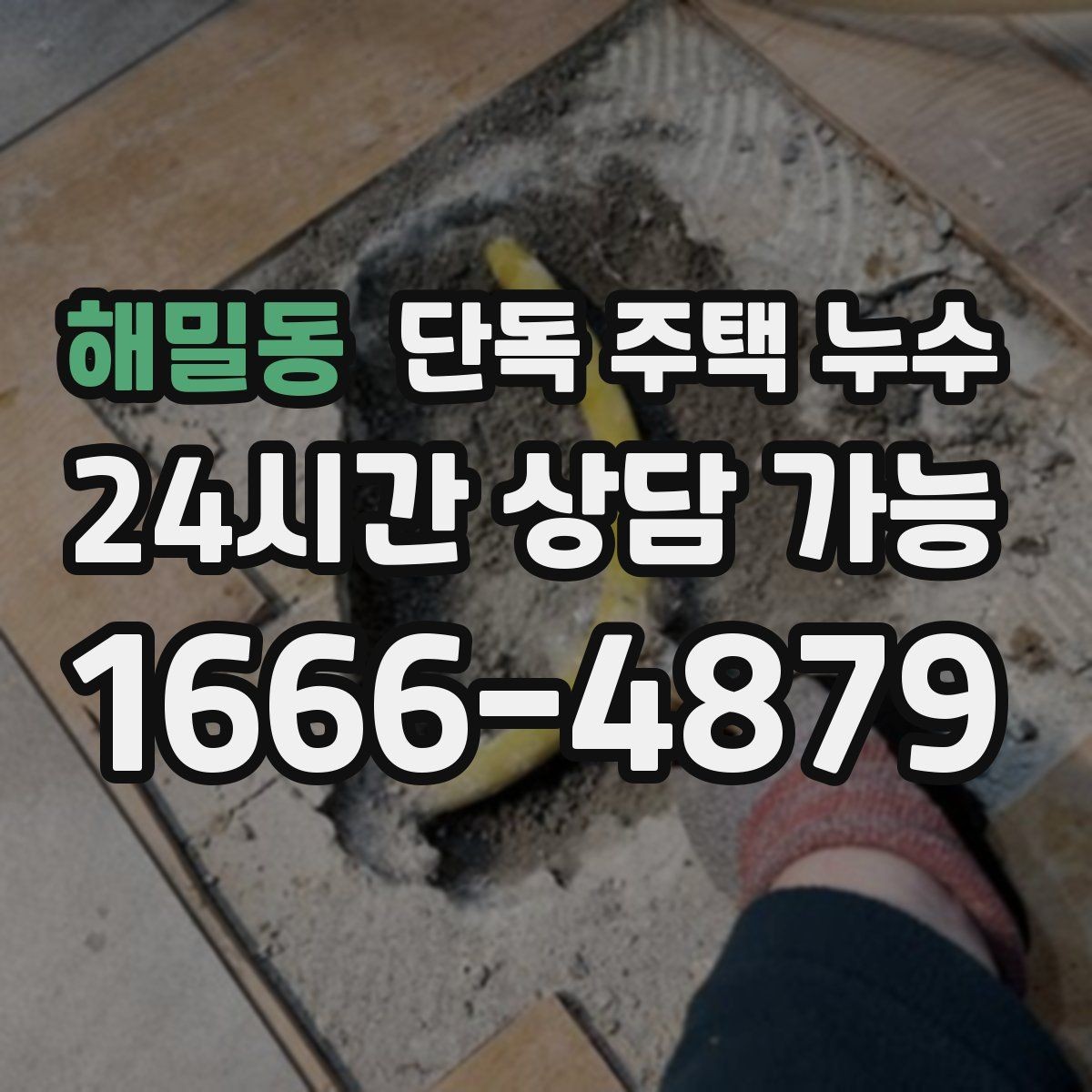 해밀동 단독 주택 누수 한 번에 원인 잡는 점검 흐름 정리