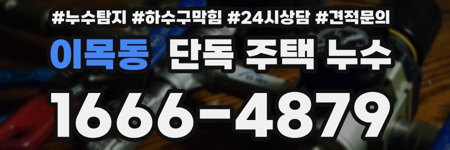 이목동 단독 주택 누수