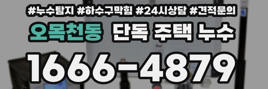 오목천동 단독 주택 누수