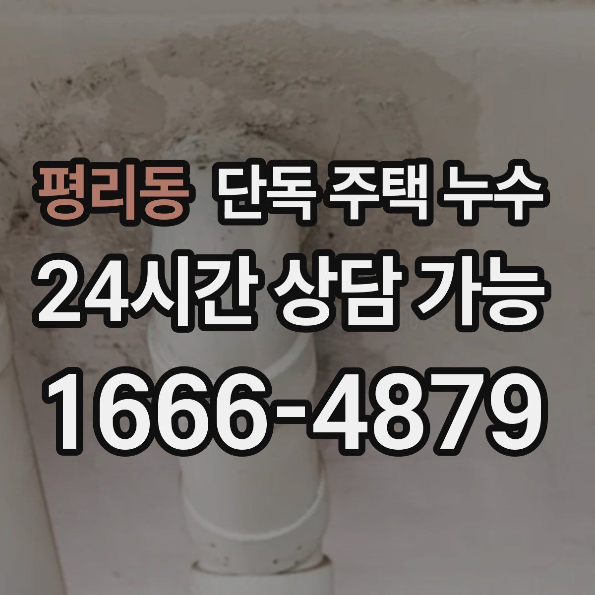 평리동 단독 주택 누수 물자국이 위에서 아래로 번질 때 의미