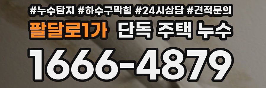 팔달로1가 단독 주택 누수