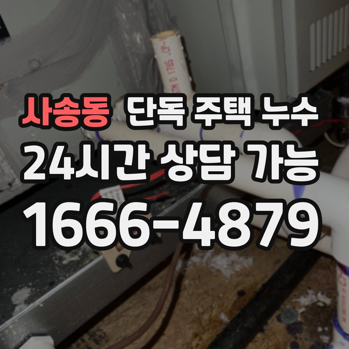 사송동 단독 주택 누수