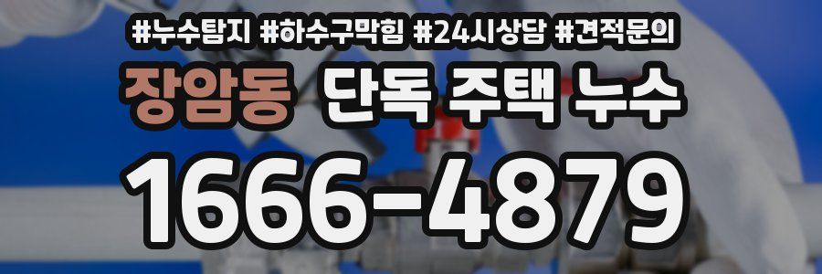 장암동 단독 주택 누수