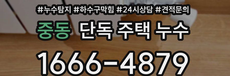 중동 단독 주택 누수