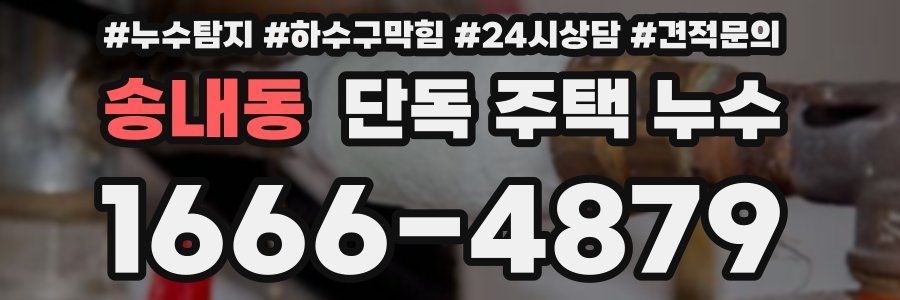 송내동 단독 주택 누수