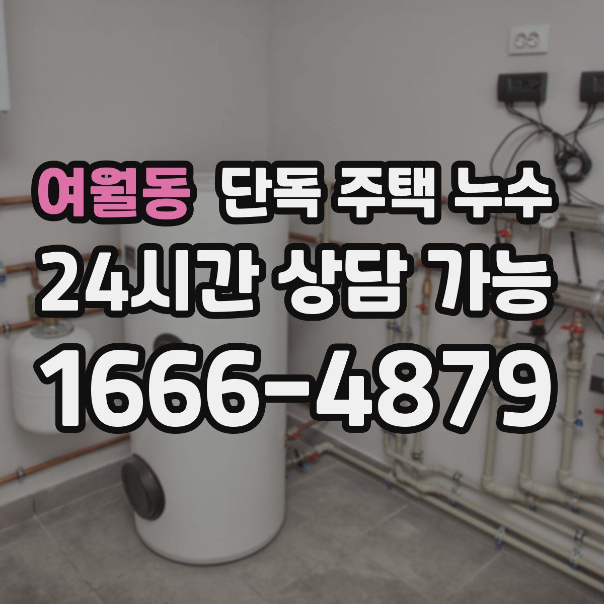 여월동 단독 주택 누수