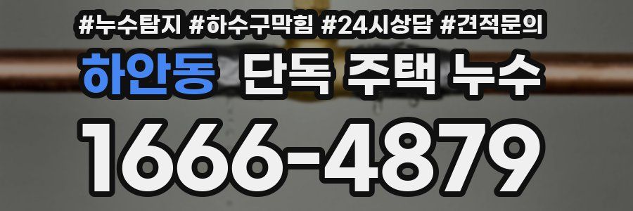 하안동 단독 주택 누수