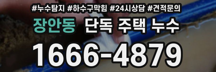 장안동 단독 주택 누수