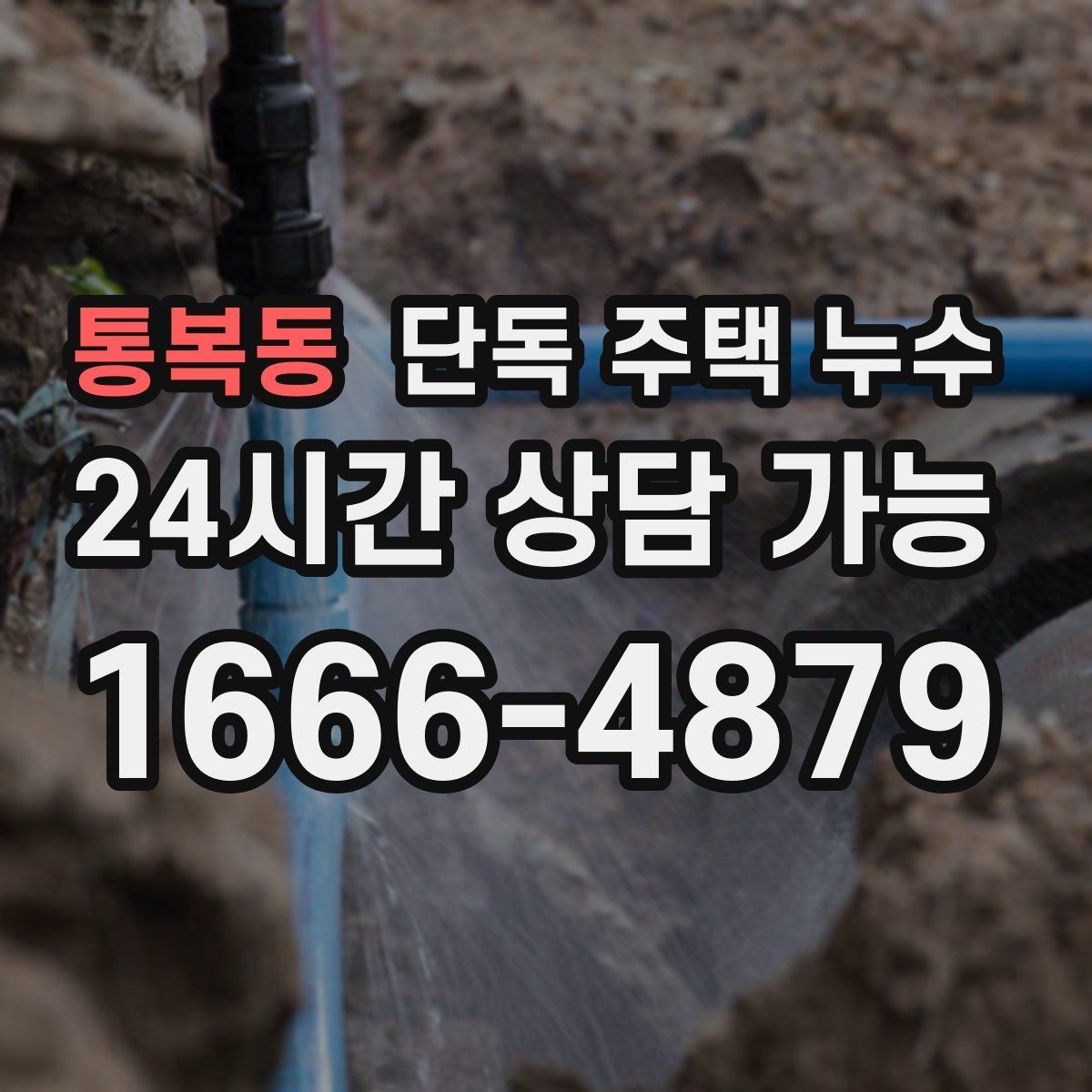 통복동 단독 주택 누수 샤시 레일 주변 물고임이 사라지지 않을 때