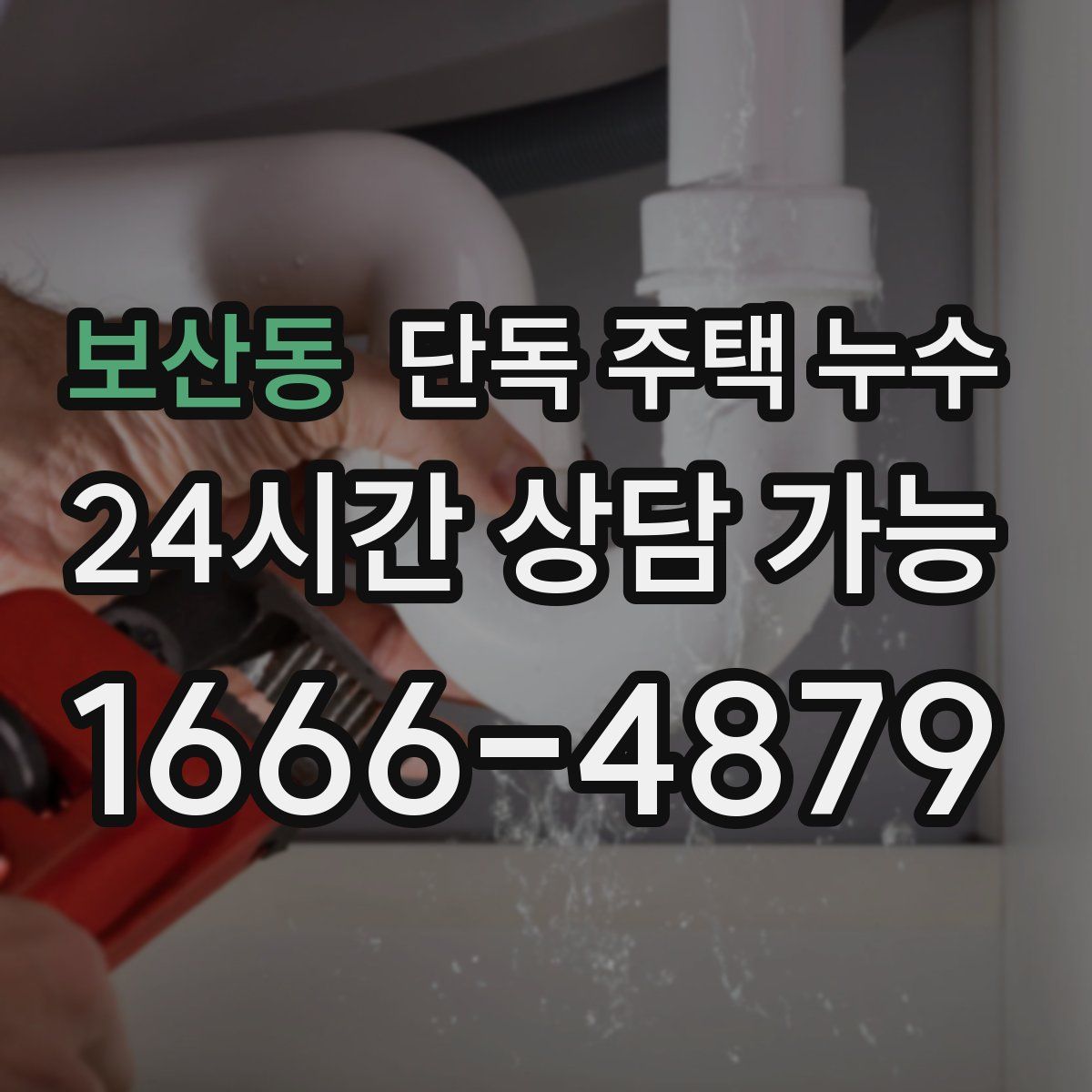 보산동 단독 주택 누수