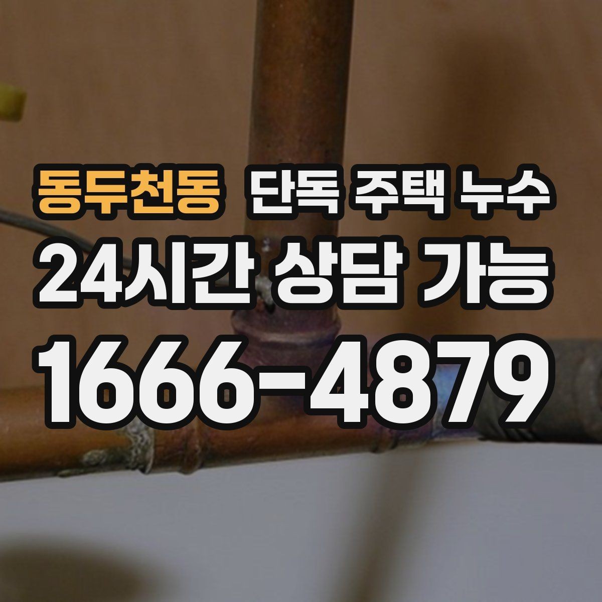 동두천동 단독 주택 누수 방 천장에 점처럼 시작되는 얼룩의 원인