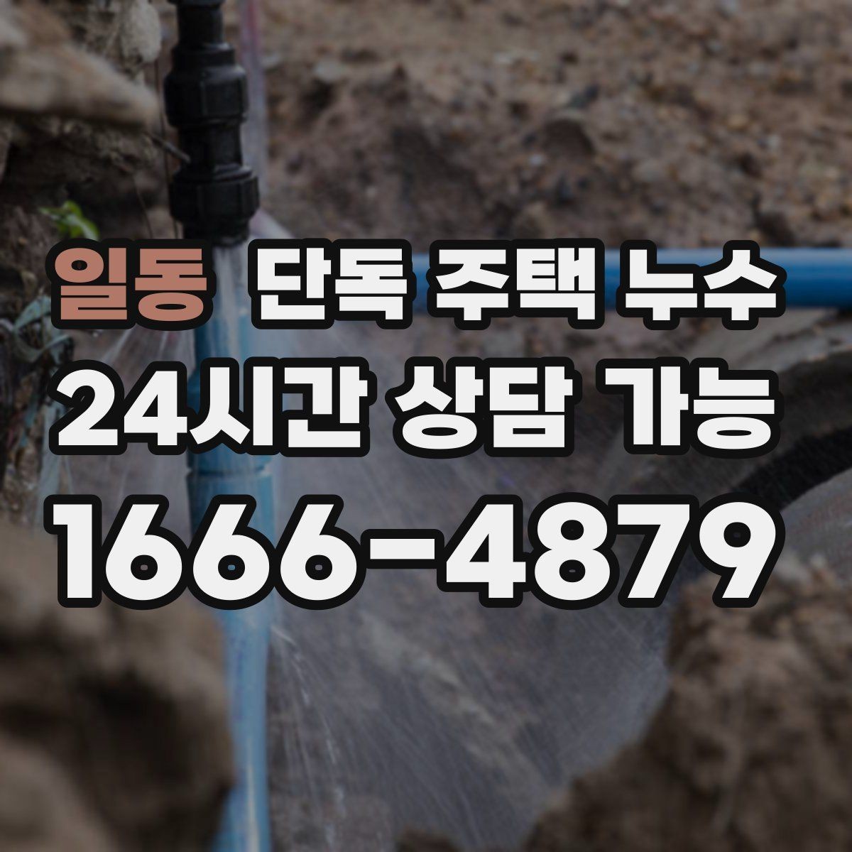 일동 단독 주택 누수 문틀 아래가 썩는 듯 변색될 때