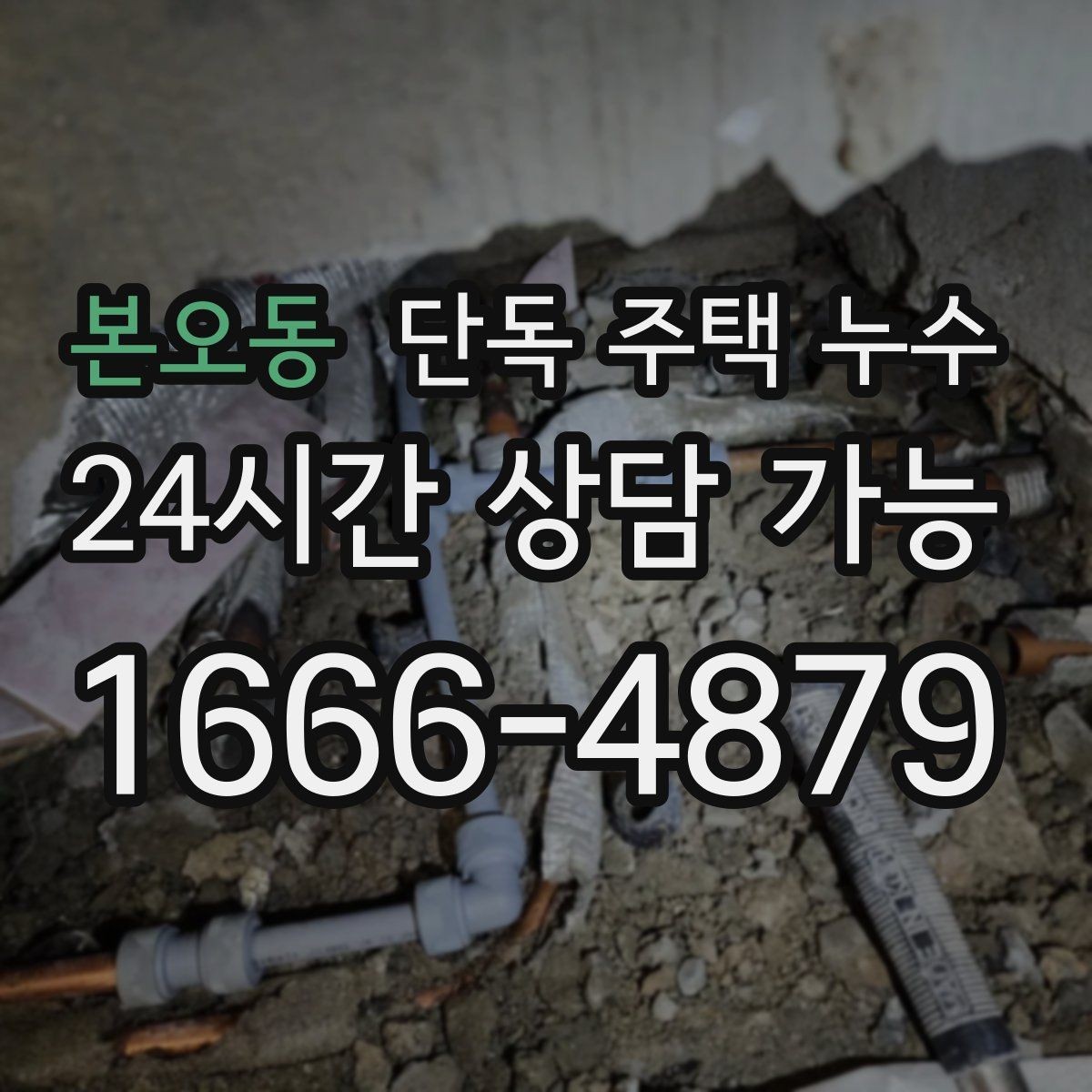 본오동 단독 주택 누수 보일러 분배기 주변이 젖을 때