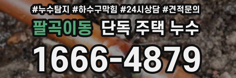 팔곡이동 단독 주택 누수