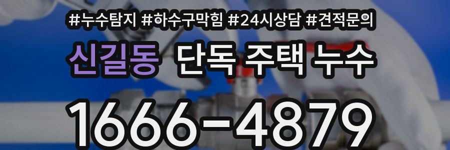 신길동 단독 주택 누수