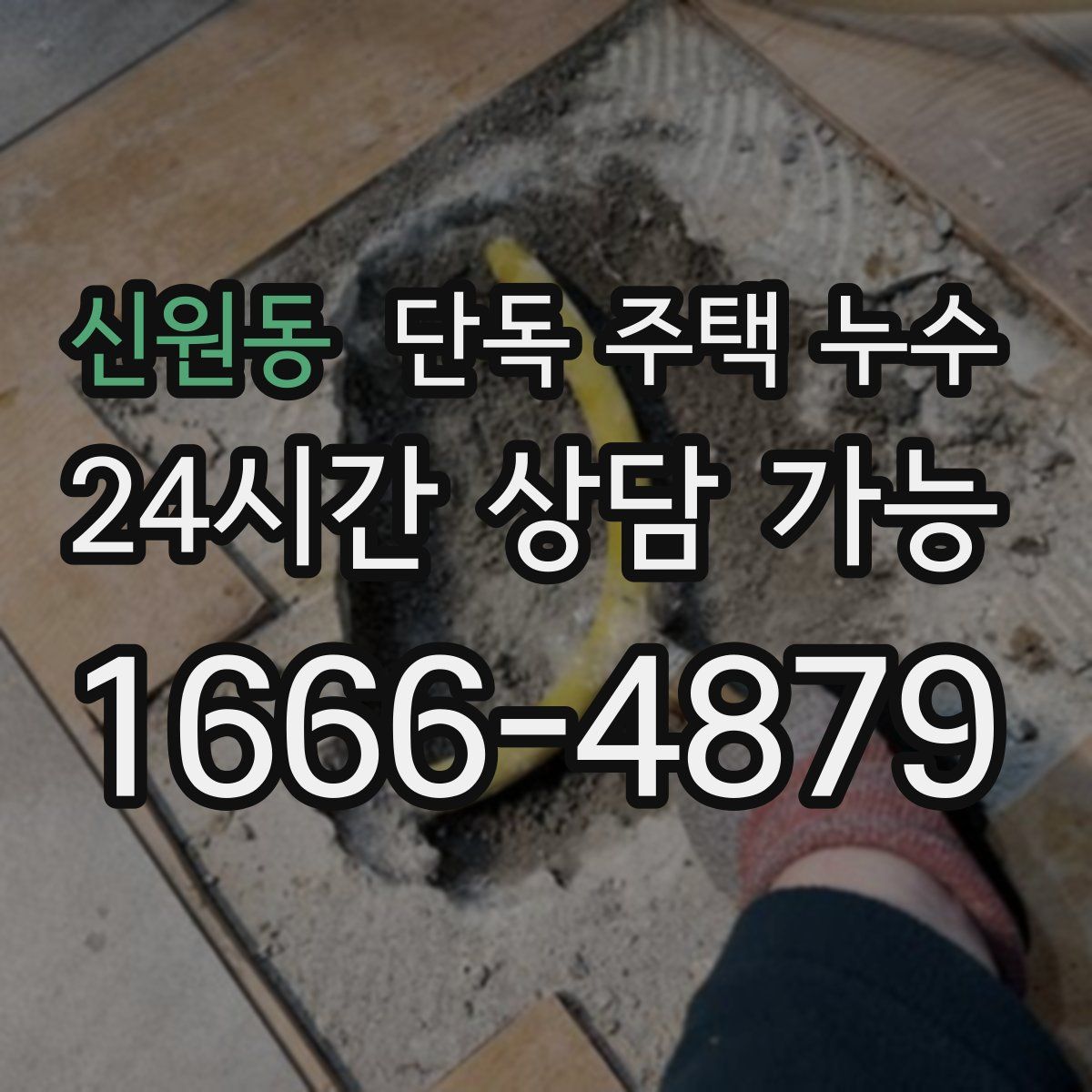 신원동 단독 주택 누수