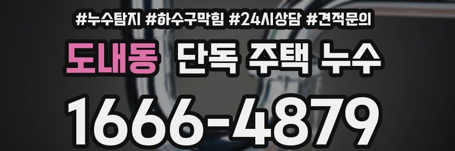 도내동 단독 주택 누수