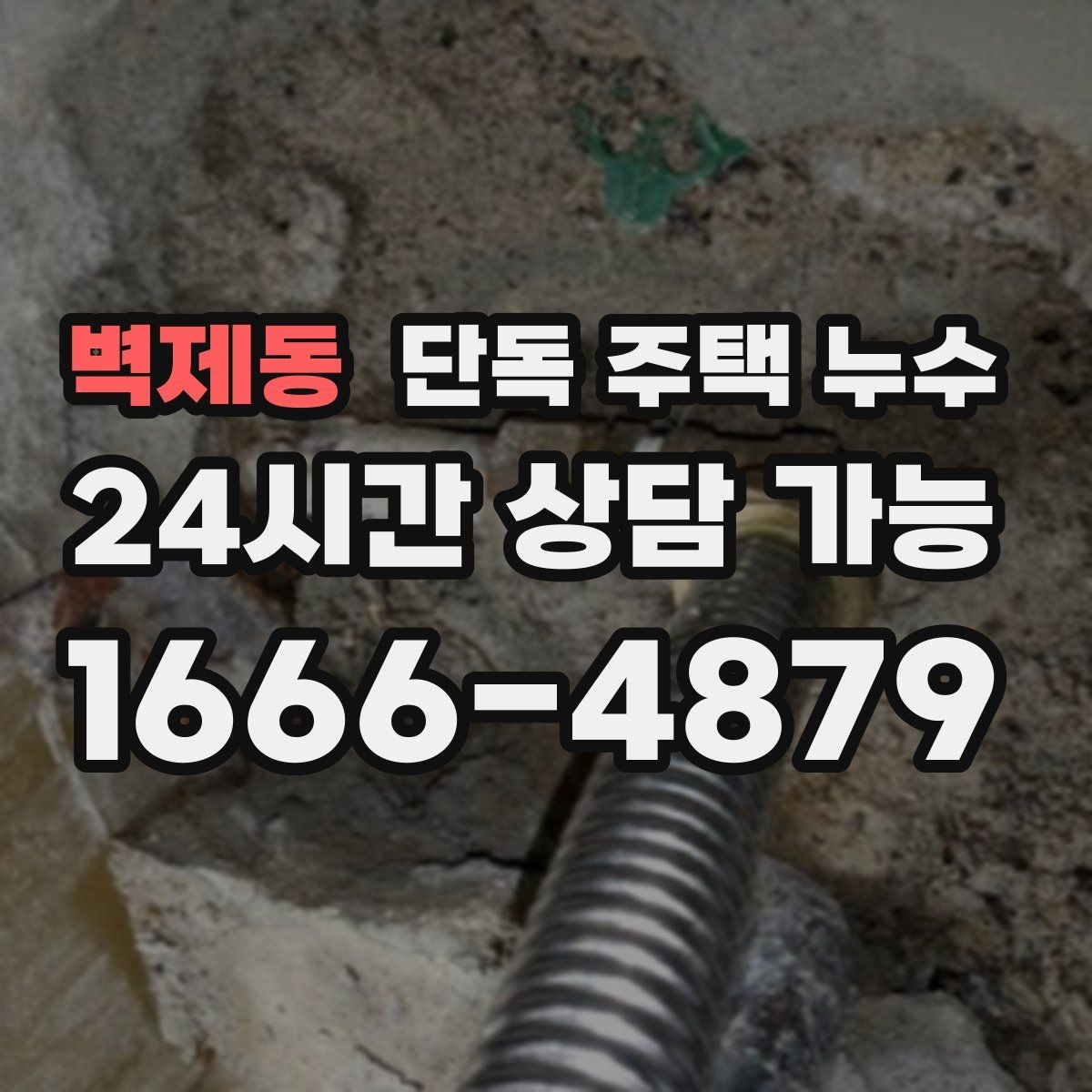 벽제동 단독 주택 누수 처마 배수 라인이 새는지 확인하기
