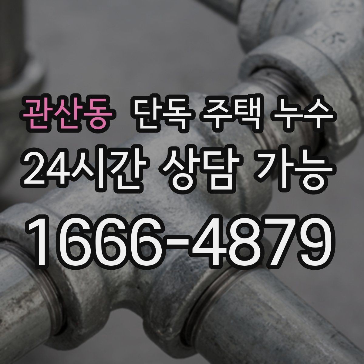 관산동 단독 주택 누수 배수관 누수로 악취와 습기가 함께 날 때