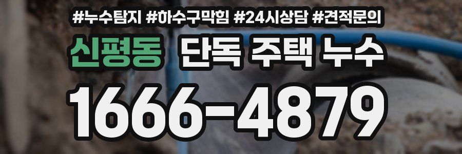 신평동 단독 주택 누수