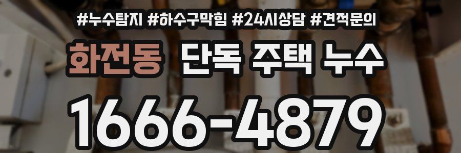 화전동 단독 주택 누수