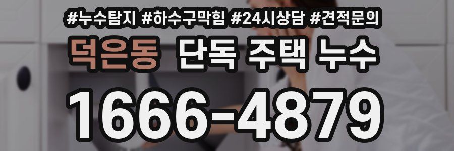 덕은동 단독 주택 누수