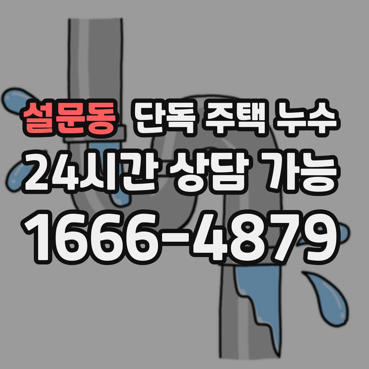 설문동 단독 주택 누수